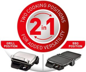 Tefal Super Grill is a 2-in-1 appliance.