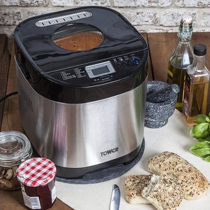 Tower T11001 Digital Bread Maker in a kitchen.
