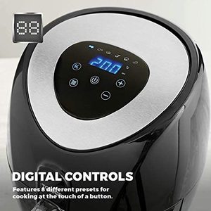 Tower T17024 Digital Air Fryer's controls.