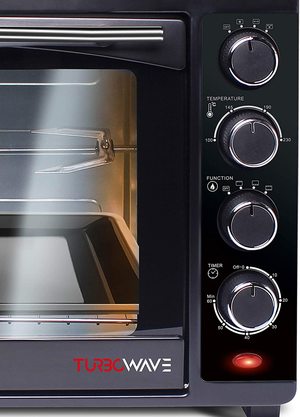 TurboTronic Mini Oven's controls.