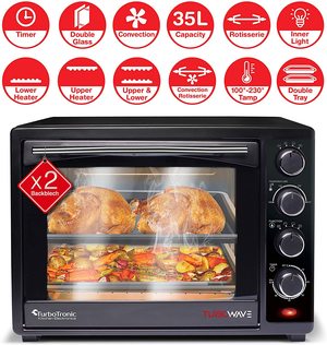 TurboTronic Mini Oven's features.