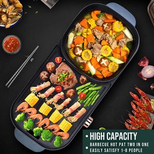 Uten Portable Electric Grill's high capacity.