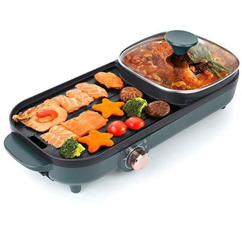 Main view of the Uten Portable Electric Grill.