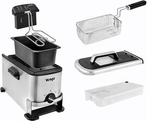 Venga Deep Fat Fryer's components.