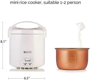 White Tiger Rice Cooker's dimensions.