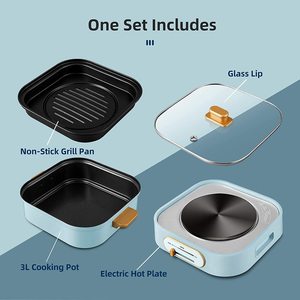 Yeeyo Electric Multi-Cooker's components.