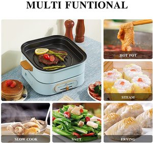 Yeeyo Electric Multi-Cooker's multiple uses.