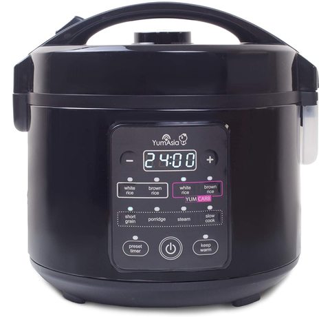 Yum Asia Kumo YumCarb Rice Cooker Main view of the Yum Asia Kumo YumCarb Rice Cooker.