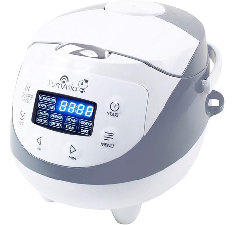 Main view of the Yum Asia Panda Mini Rice Cooker.